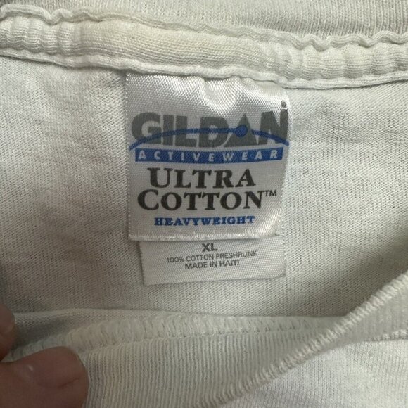 Nascar Mark Martin Salute to You Pocket Shirt Size XL White Y2K READ - Picture 4 of 8